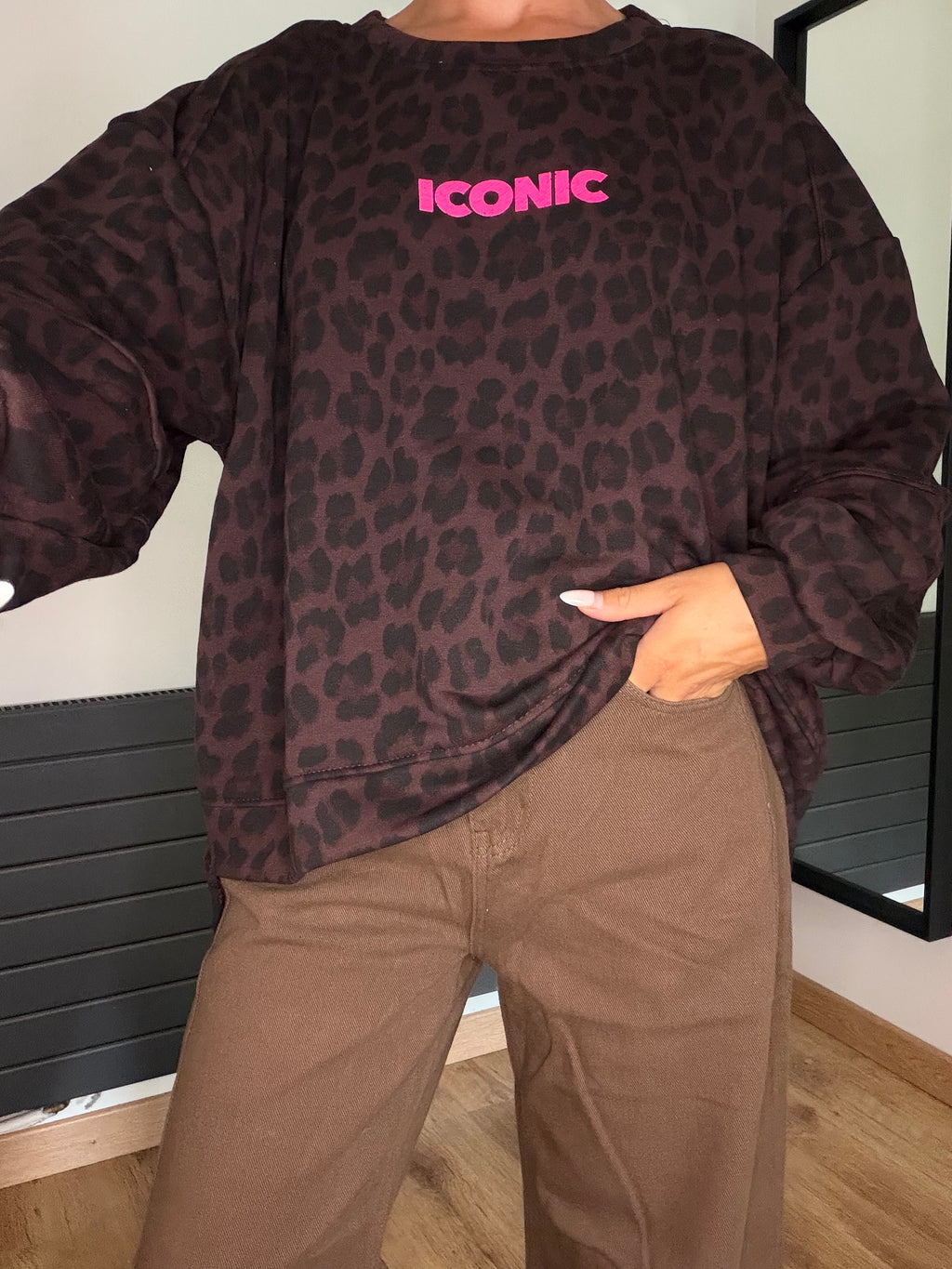 Sweat iconic léopard