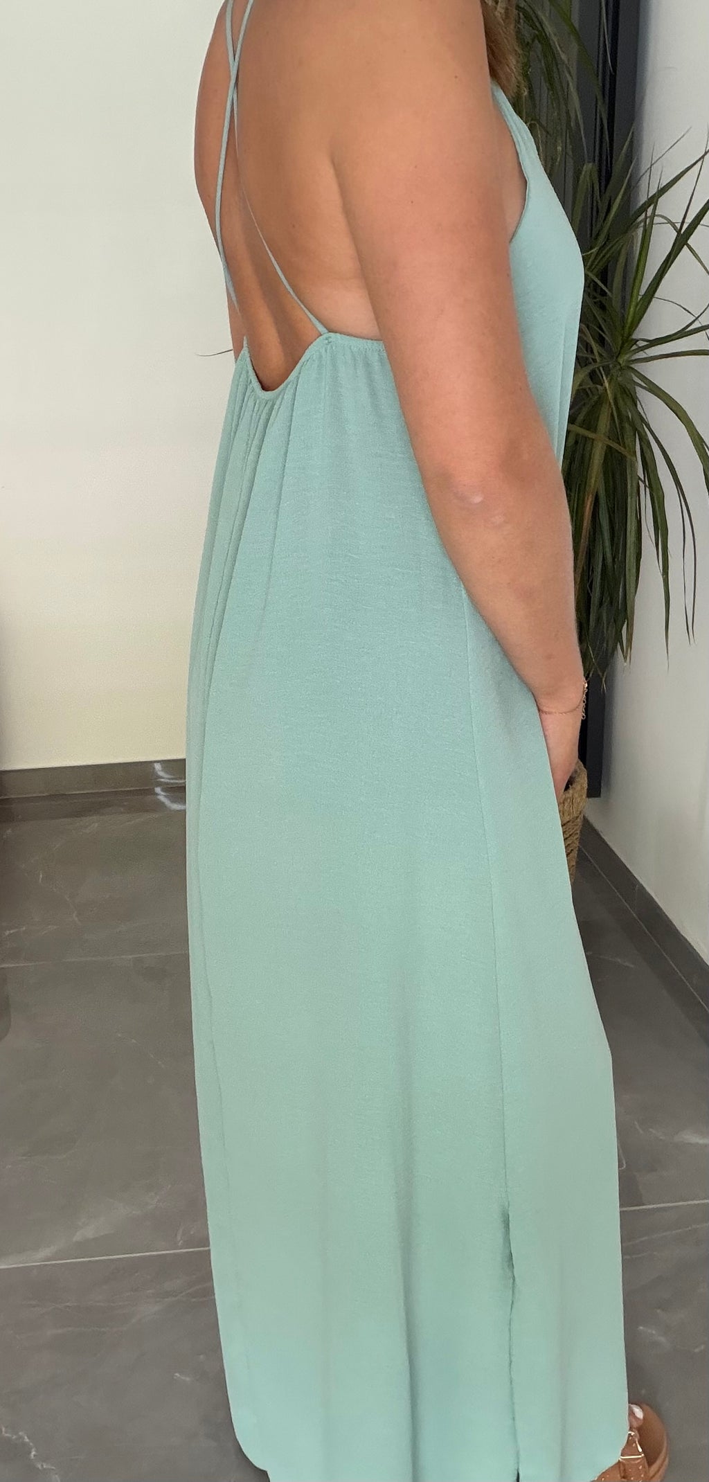 Robe Loa vert d’eau