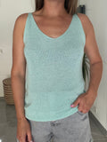 Top turquoise