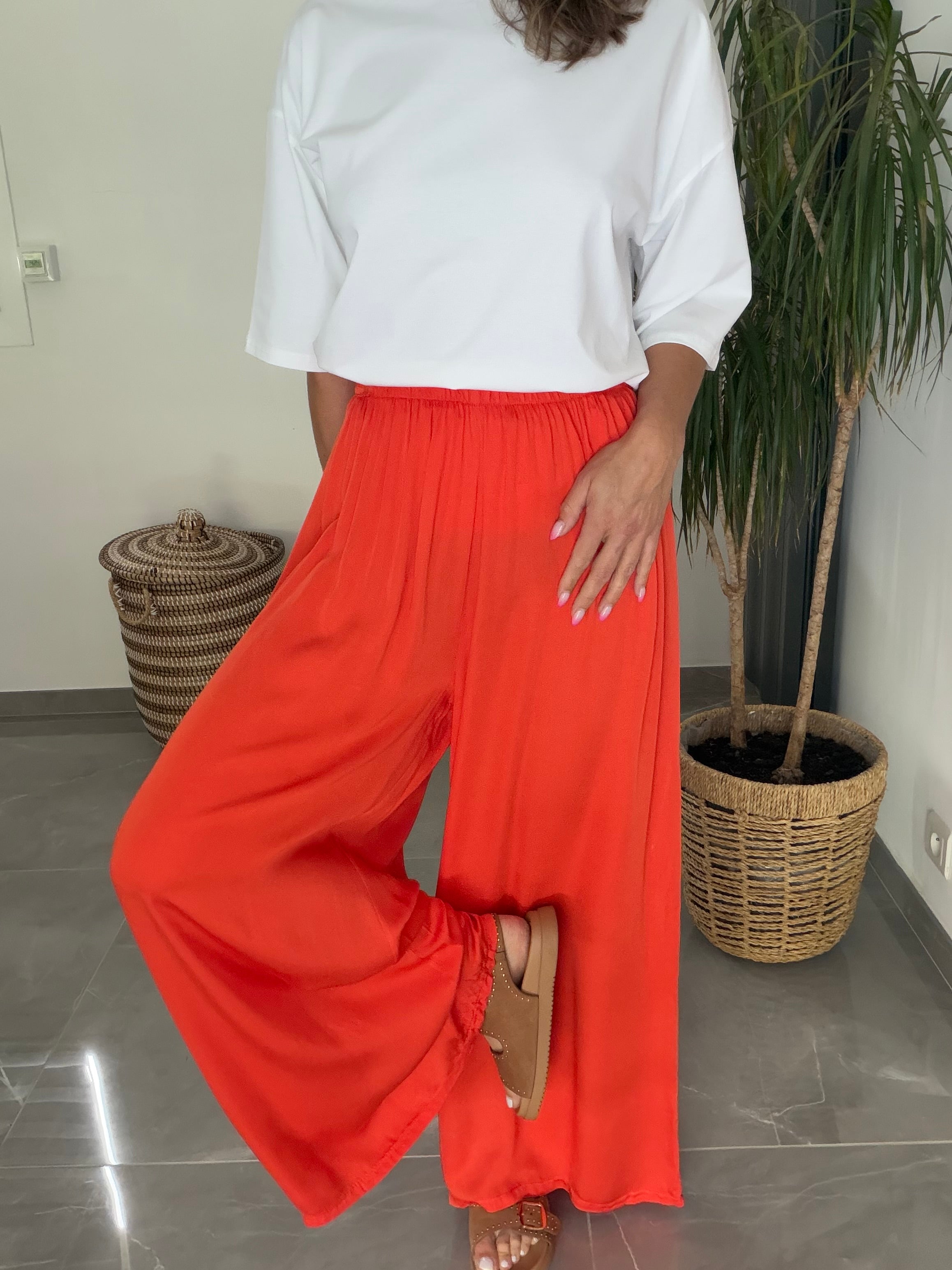 Pantalon Elza orange