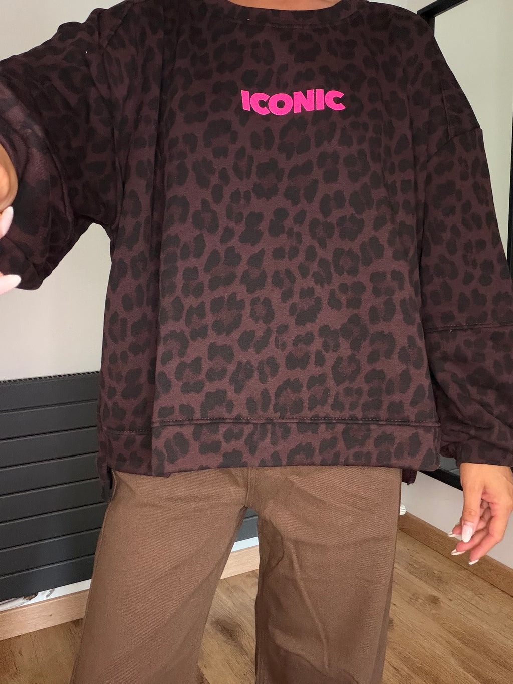 Sweat iconic léopard