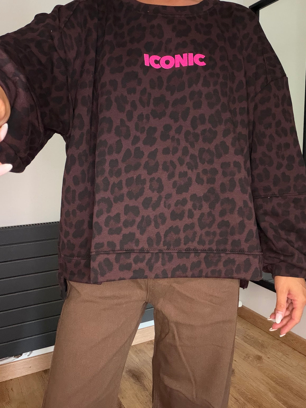 Sweat iconic léopard