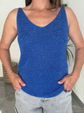 Top bleu roi