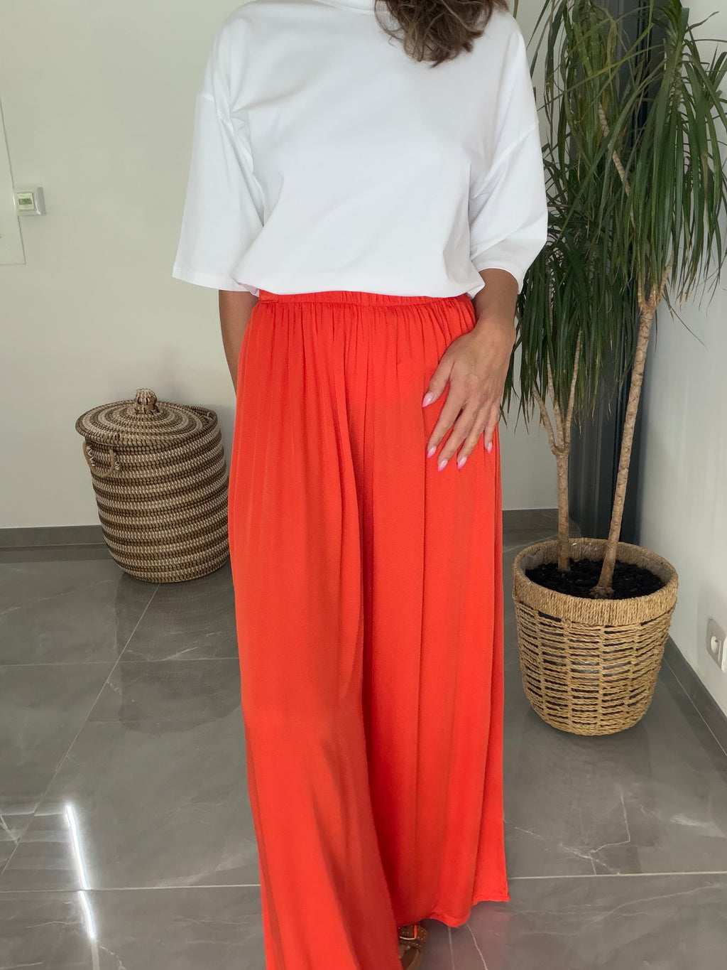 Pantalon Elza orange
