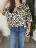 T-Shirt leopard amour