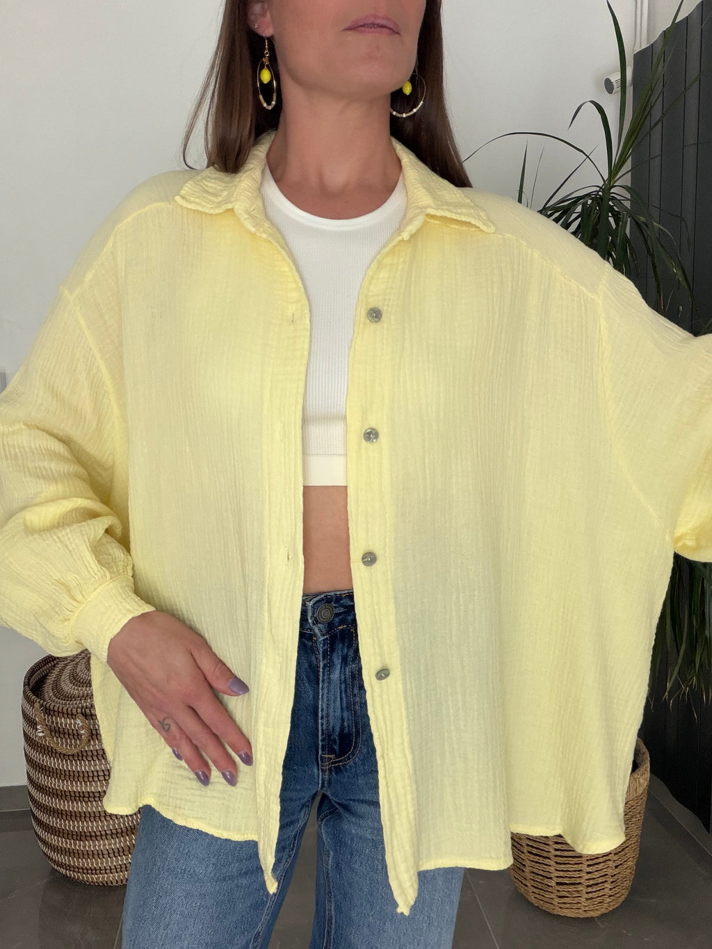 chemise LEONIE jaune