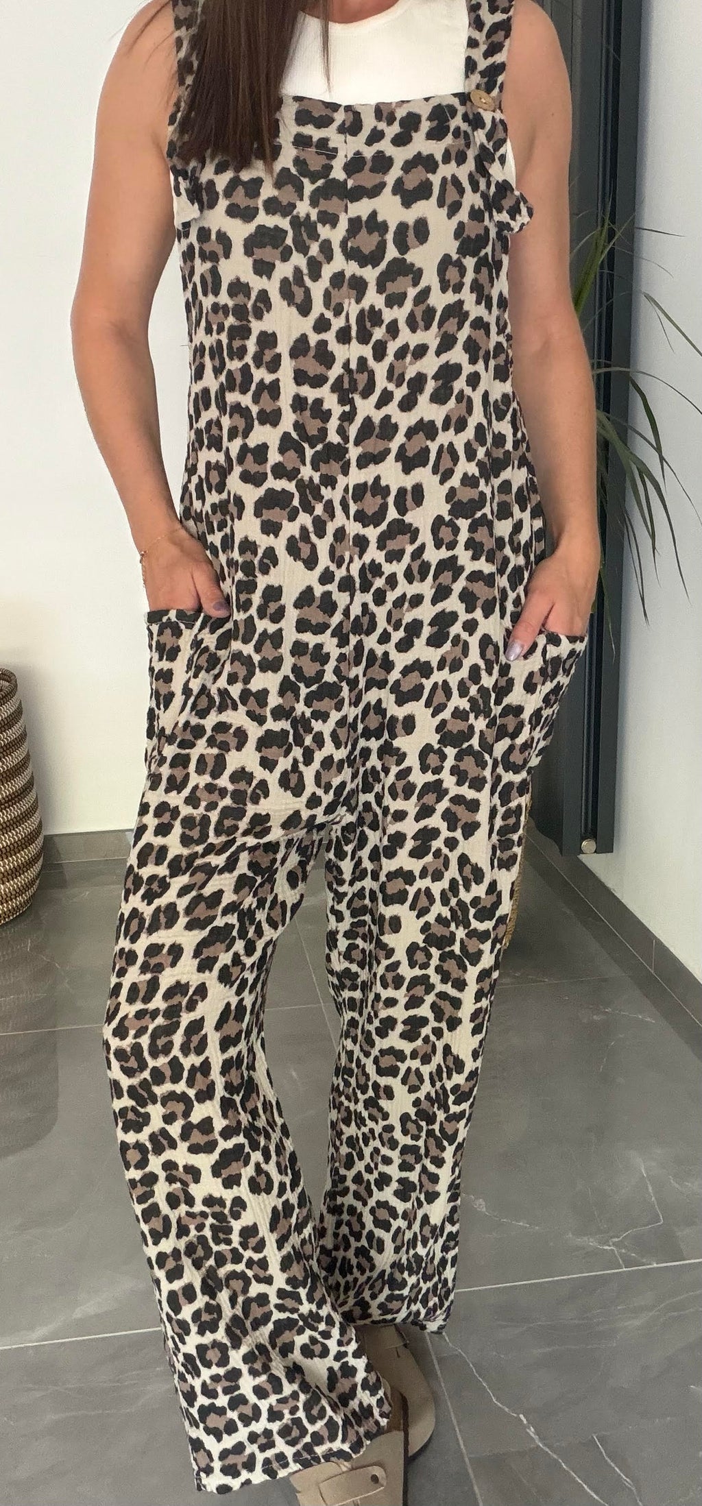 salopette leopard