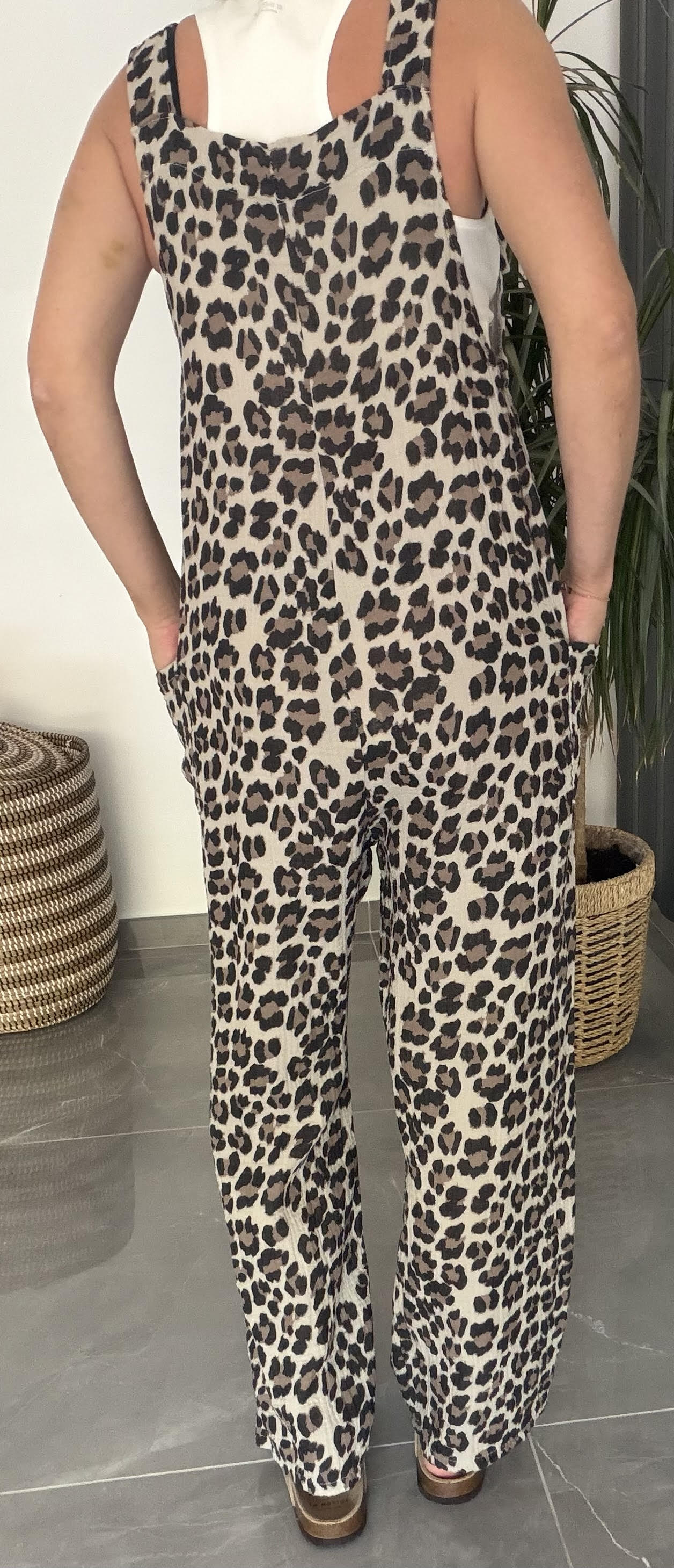 salopette leopard