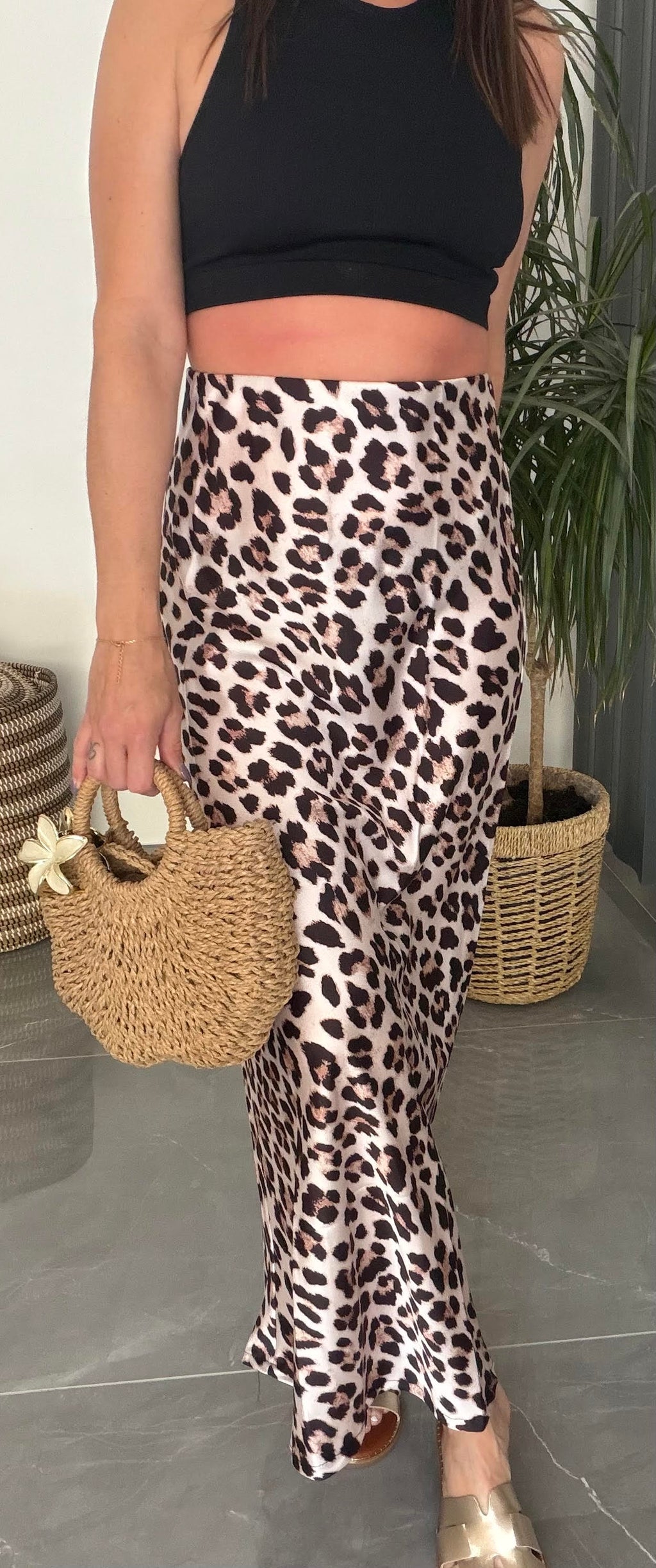 jupe leopard