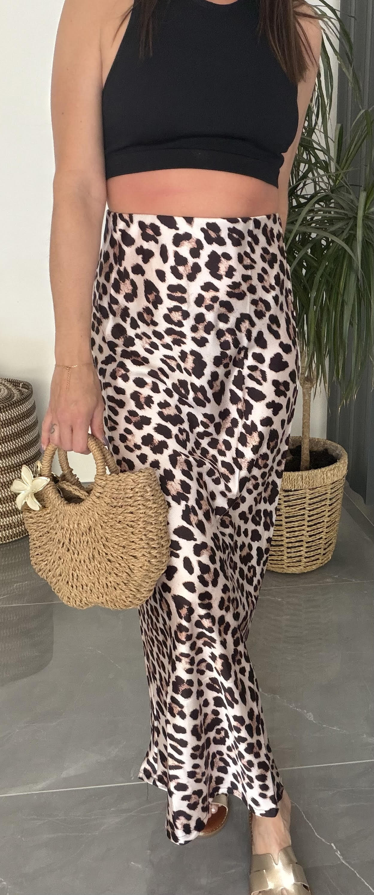 jupe leopard