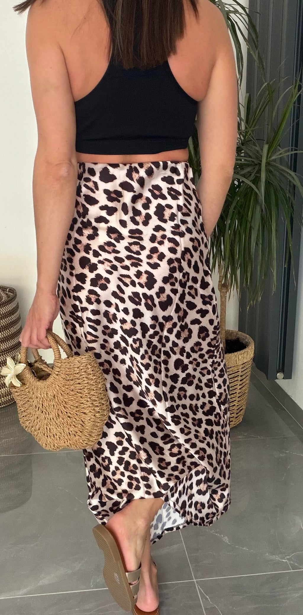 jupe leopard
