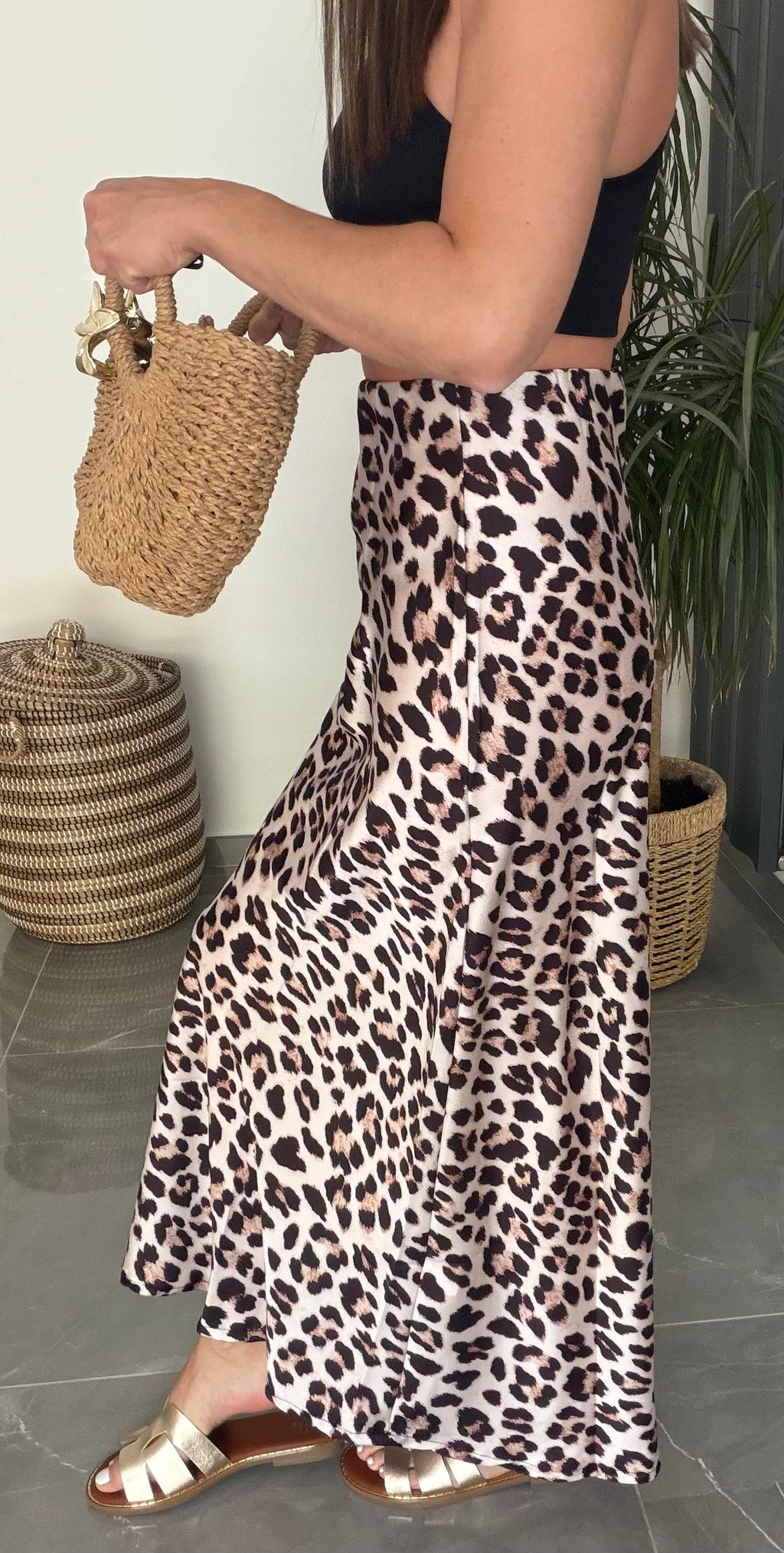 jupe leopard