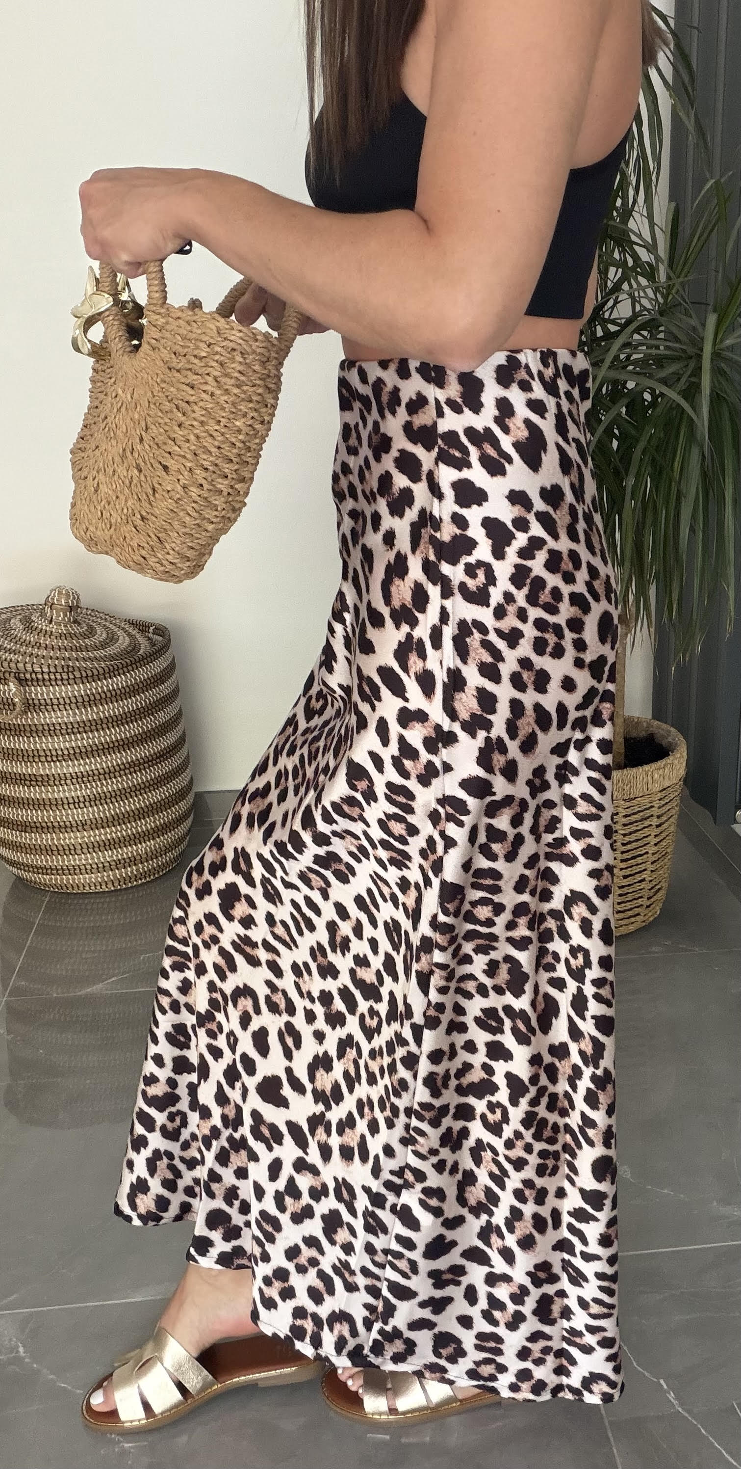 jupe leopard