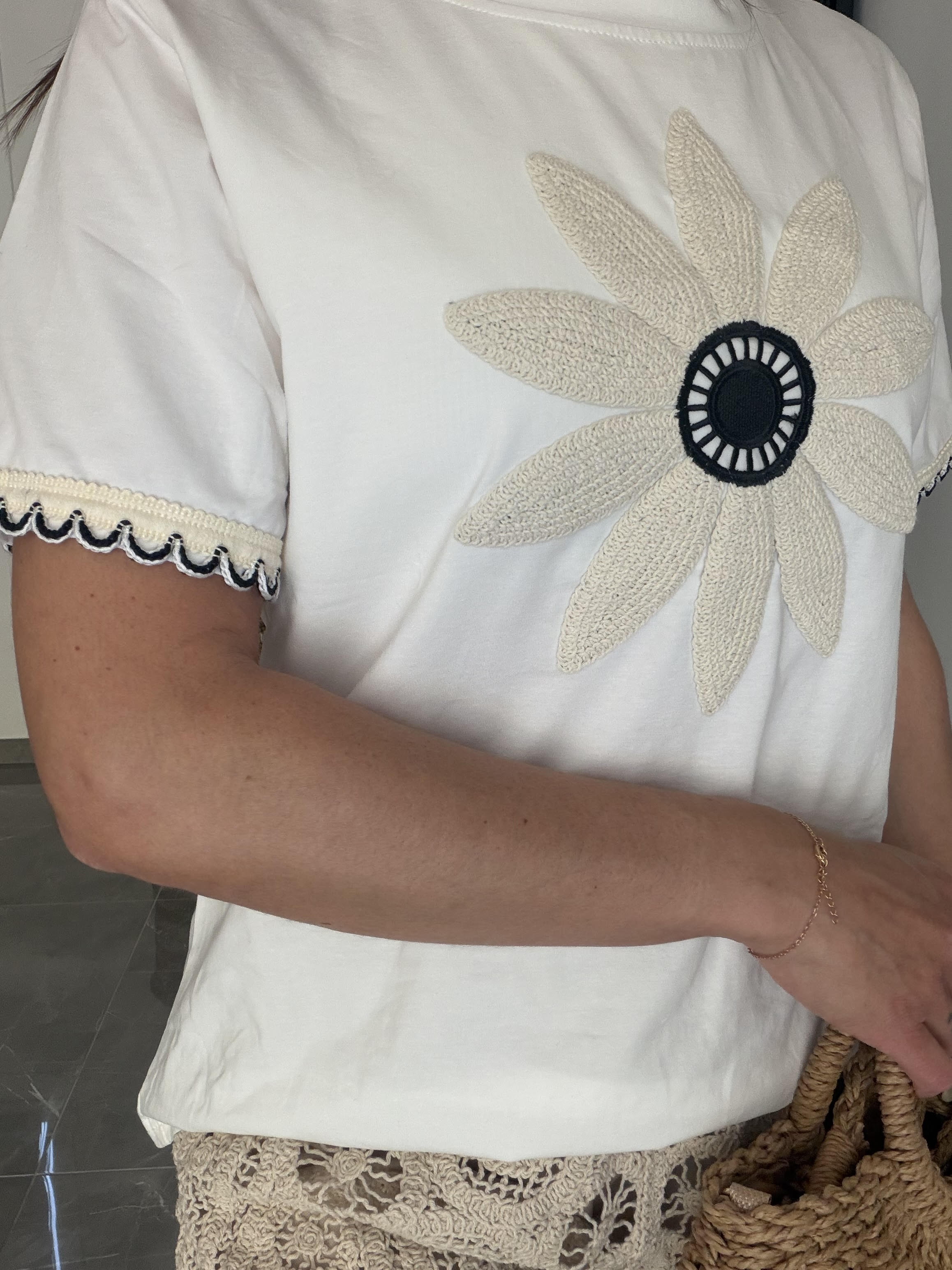 T-shirt Fleur
